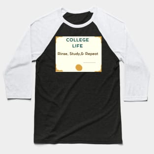 College Student Life Merch Baseball T-Shirt